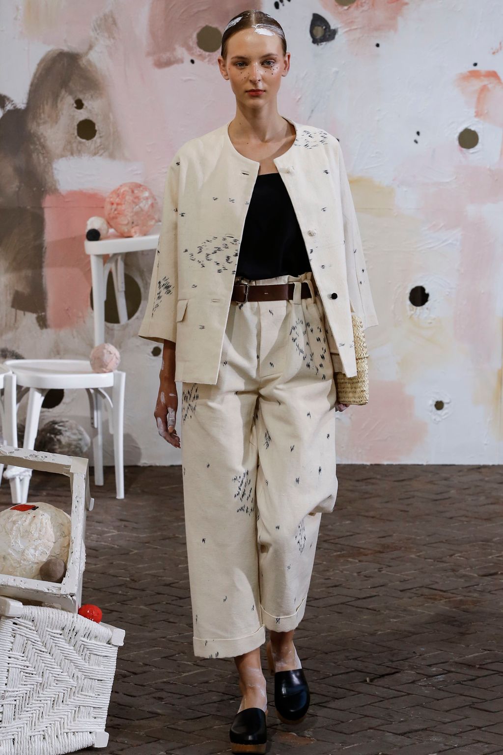 Fashion Week Milan Spring/Summer 2019 look 23 from the Daniela Gregis collection 女装