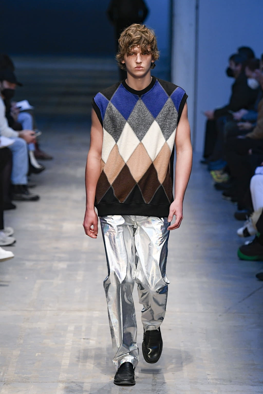 Fashion Week Milan Fall/Winter 2022 look 14 from the David Catalan collection menswear