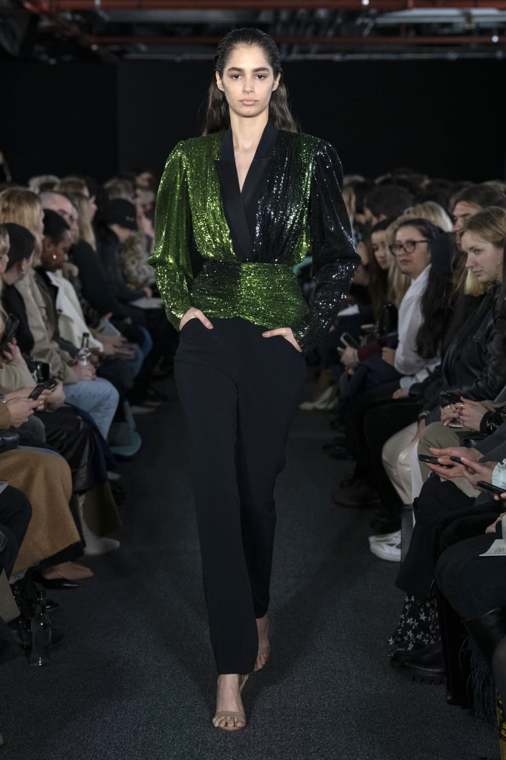 Fashion Week London Fall/Winter 2020 look 44 from the David Koma collection womenswear
