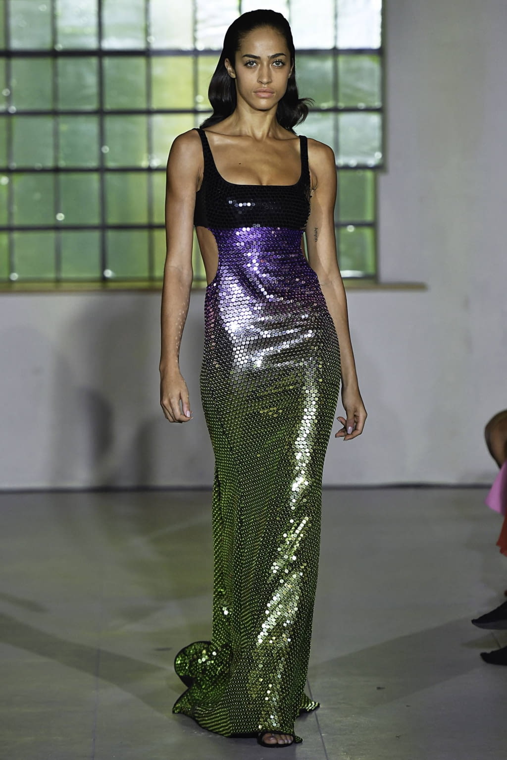 Fashion Week London Spring/Summer 2019 look 36 from the David Koma collection 女装