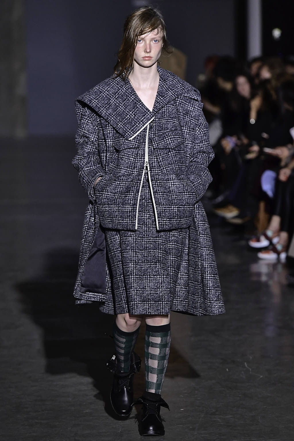 Fashion Week Paris Fall/Winter 2019 look 3 from the Dawei collection 女装