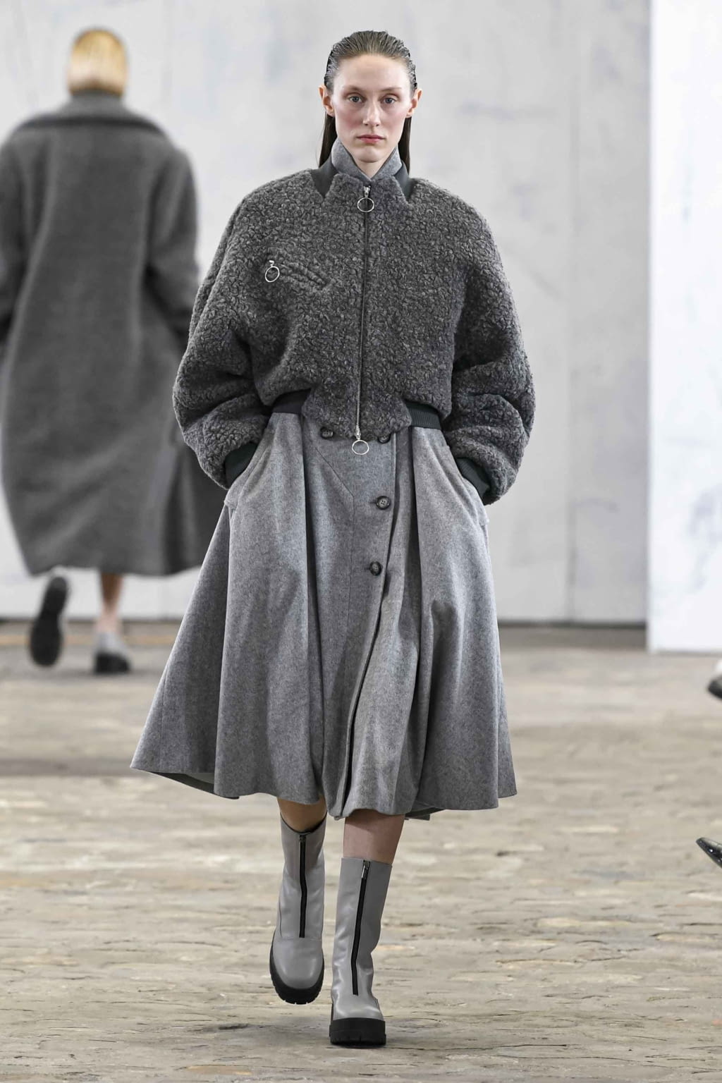 Fashion Week Paris Fall/Winter 2020 look 7 from the Dawei collection 女装