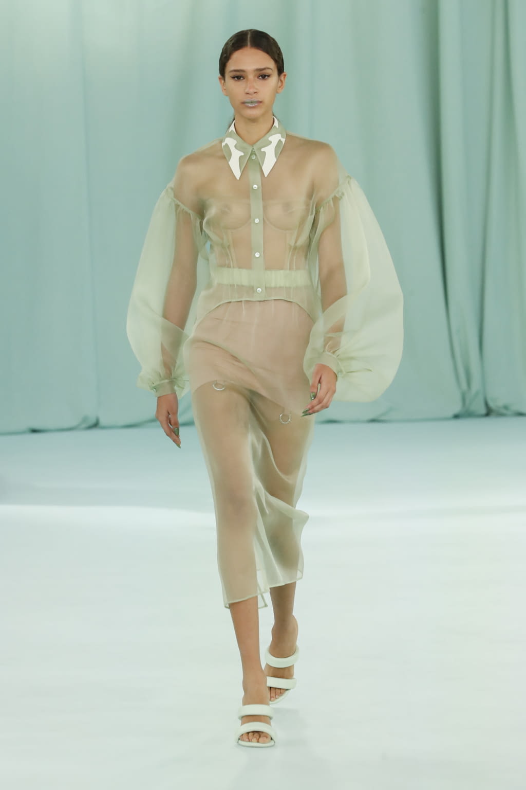Fashion Week Milan Fall/Winter 2022 look 13 from the Del Core collection 女装