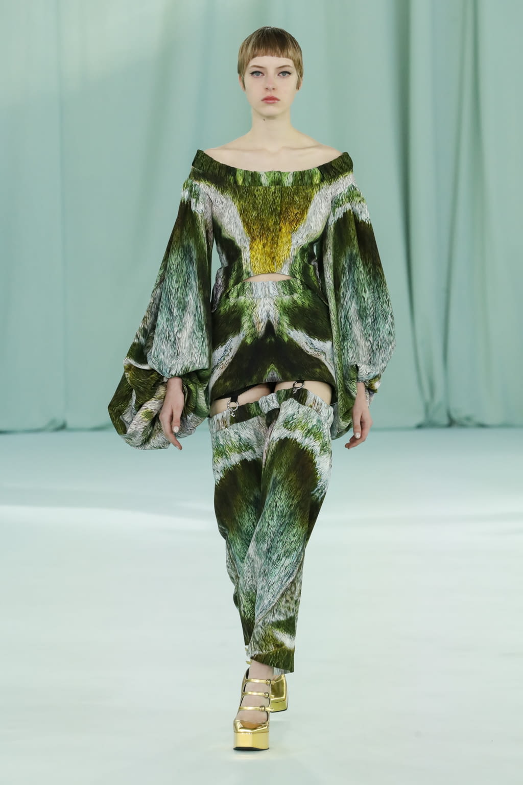 Fashion Week Milan Fall/Winter 2022 look 18 de la collection Del Core womenswear