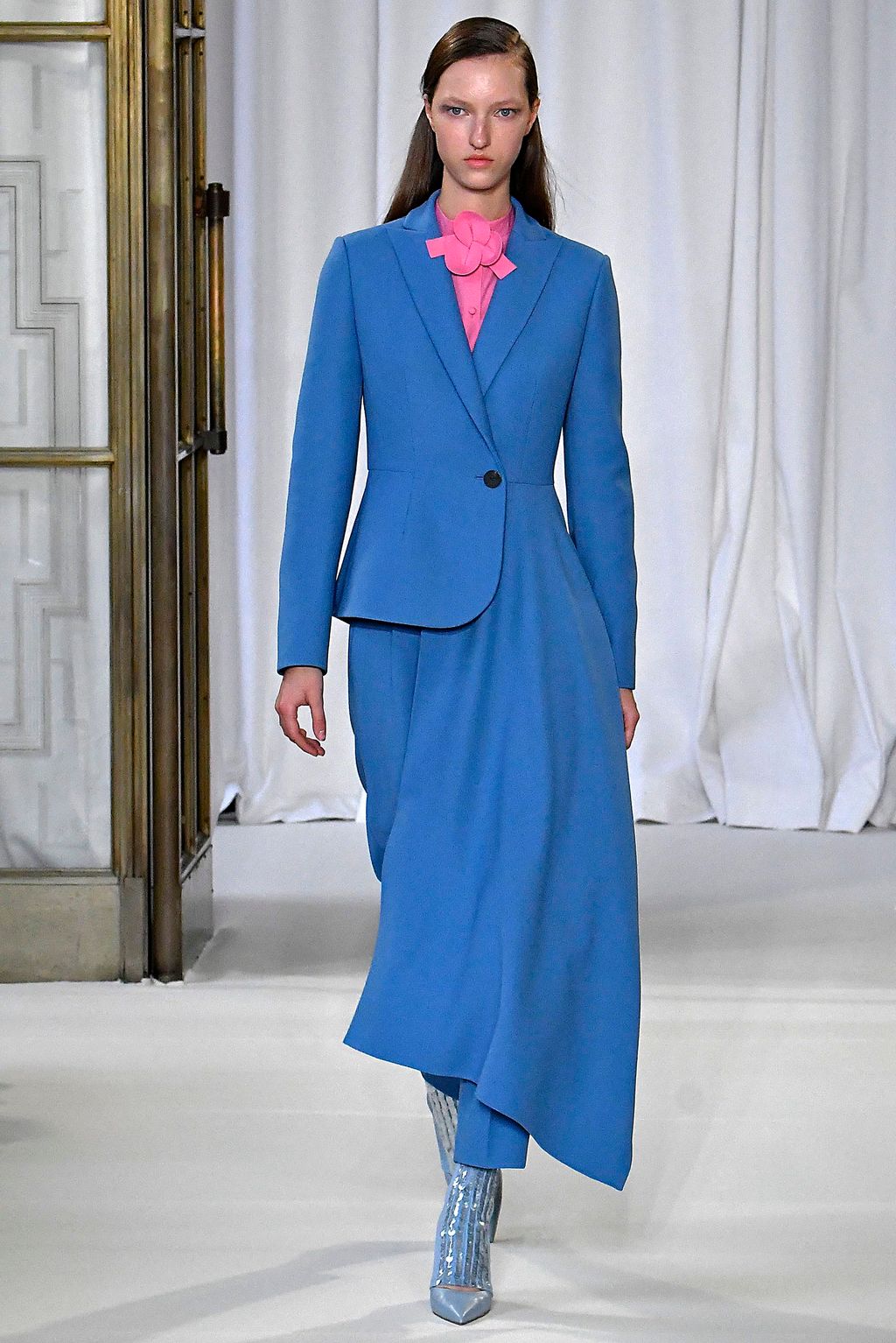 Fashion Week London Fall/Winter 2018 look 13 from the Delpozo collection 女装