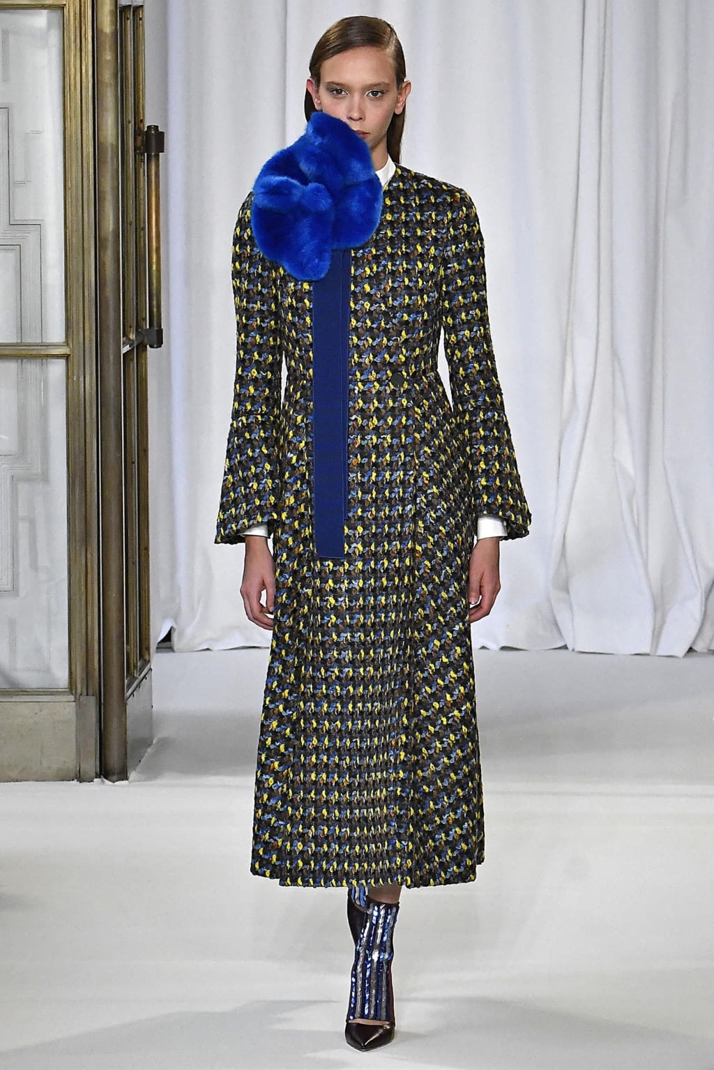 Fashion Week London Fall/Winter 2018 look 19 from the Delpozo collection womenswear