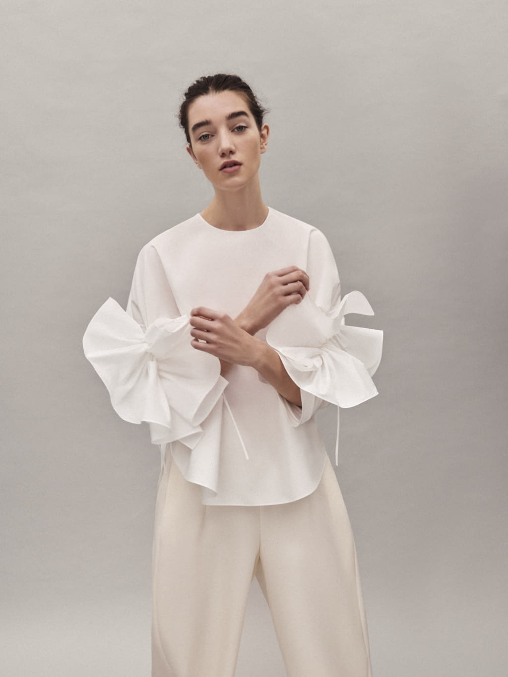 Fashion Week London Pre-Fall 2019 look 5 from the Delpozo collection womenswear