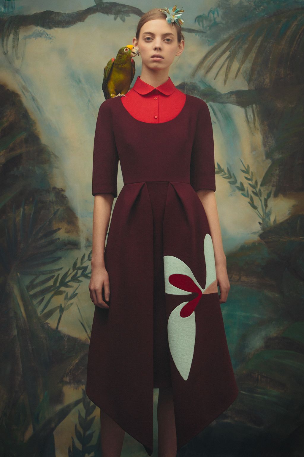 Fashion Week New York Pre-Fall 2018 look 10 from the Delpozo collection 女装