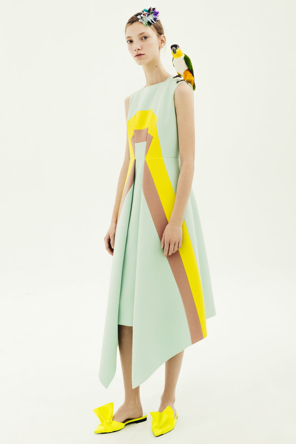 Fashion Week New York Pre-Fall 2018 look 12 from the Delpozo collection womenswear