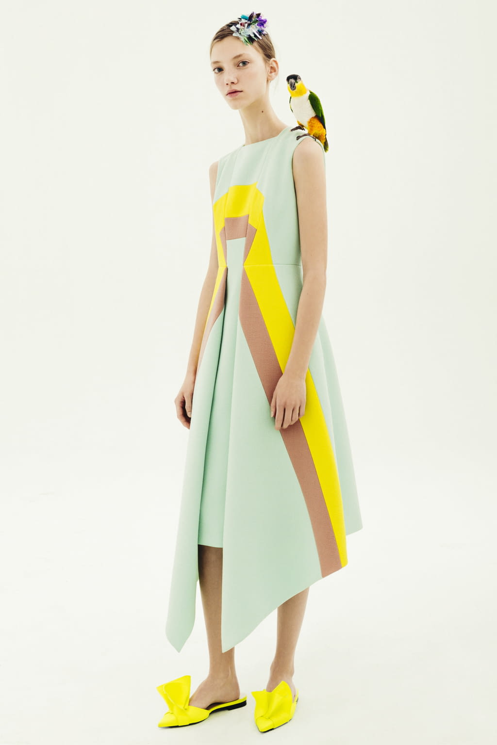 Fashion Week New York Pre-Fall 2018 look 12 de la collection Delpozo womenswear