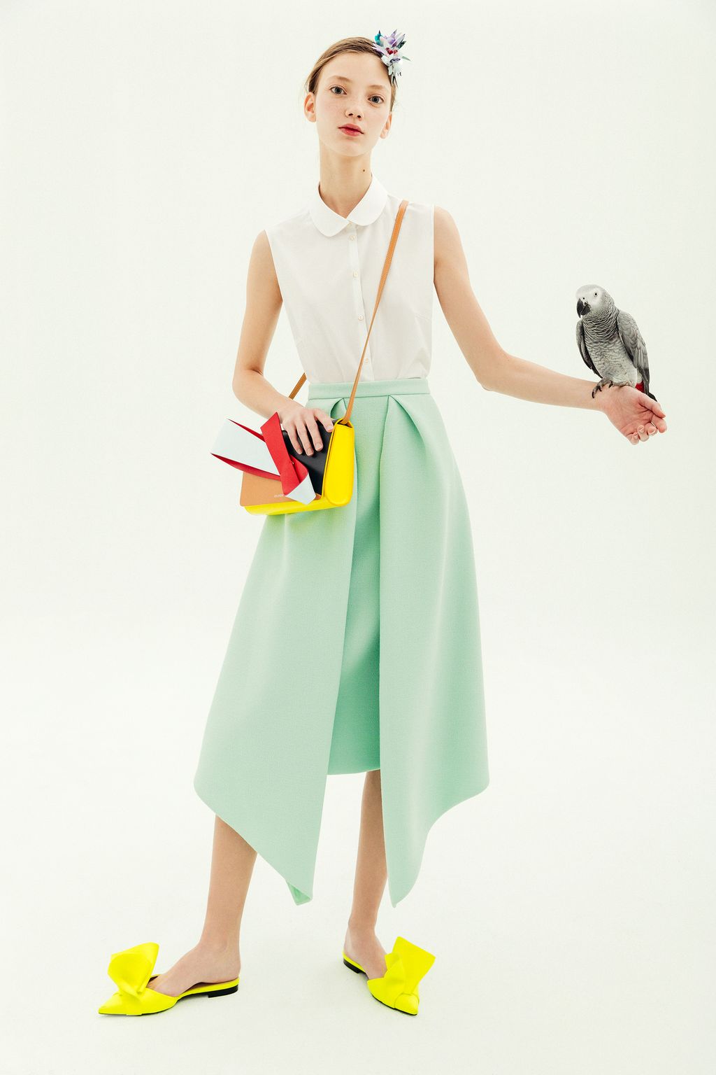 Fashion Week New York Pre-Fall 2018 look 13 from the Delpozo collection 女装