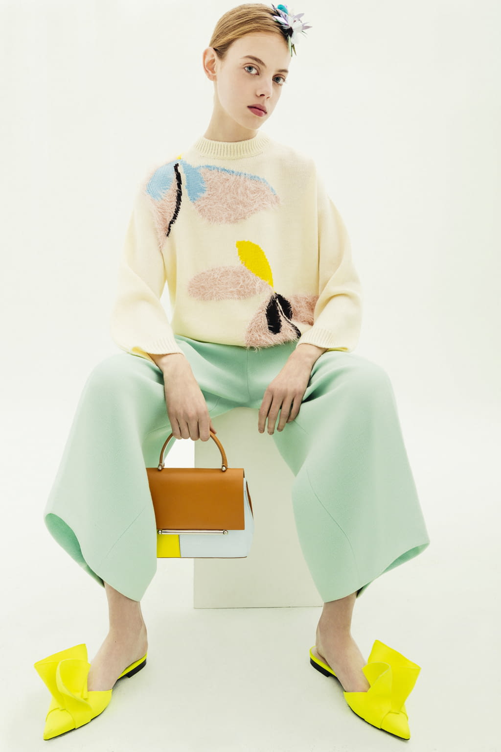 Fashion Week New York Pre-Fall 2018 look 7 from the Delpozo collection 女装