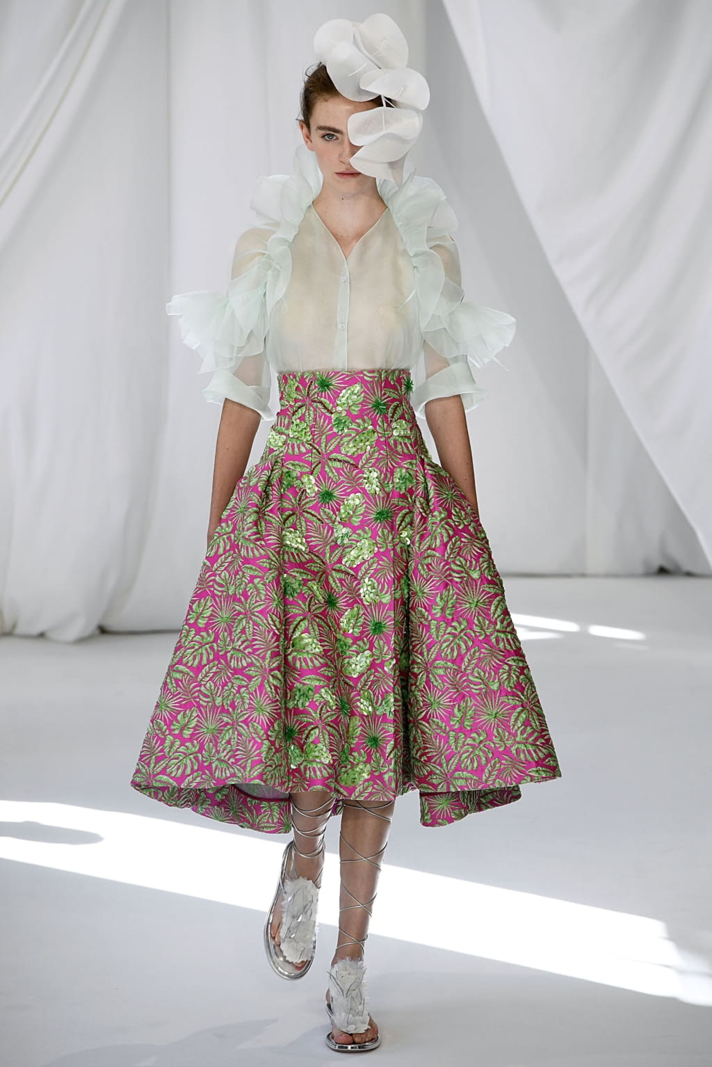 Fashion Week London Spring/Summer 2019 look 25 from the Delpozo collection womenswear