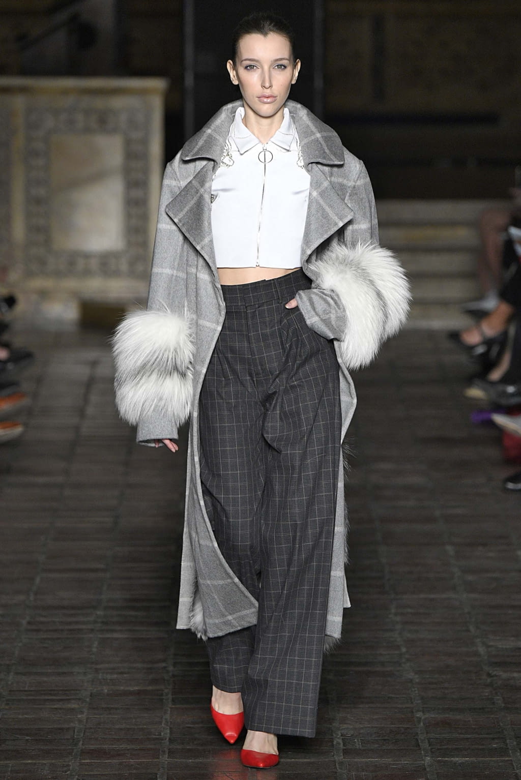 Fashion Week New York Fall/Winter 2018 look 39 from the Dennis Basso collection womenswear