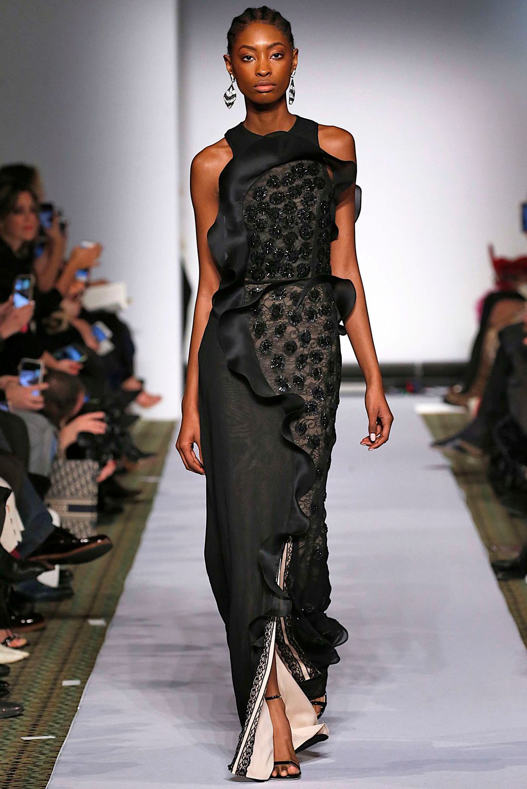 Fashion Week New York Fall/Winter 2019 look 14 from the Dennis Basso collection womenswear