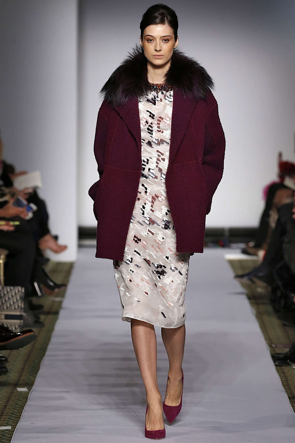 Fashion Week New York Fall/Winter 2019 look 21 from the Dennis Basso collection womenswear
