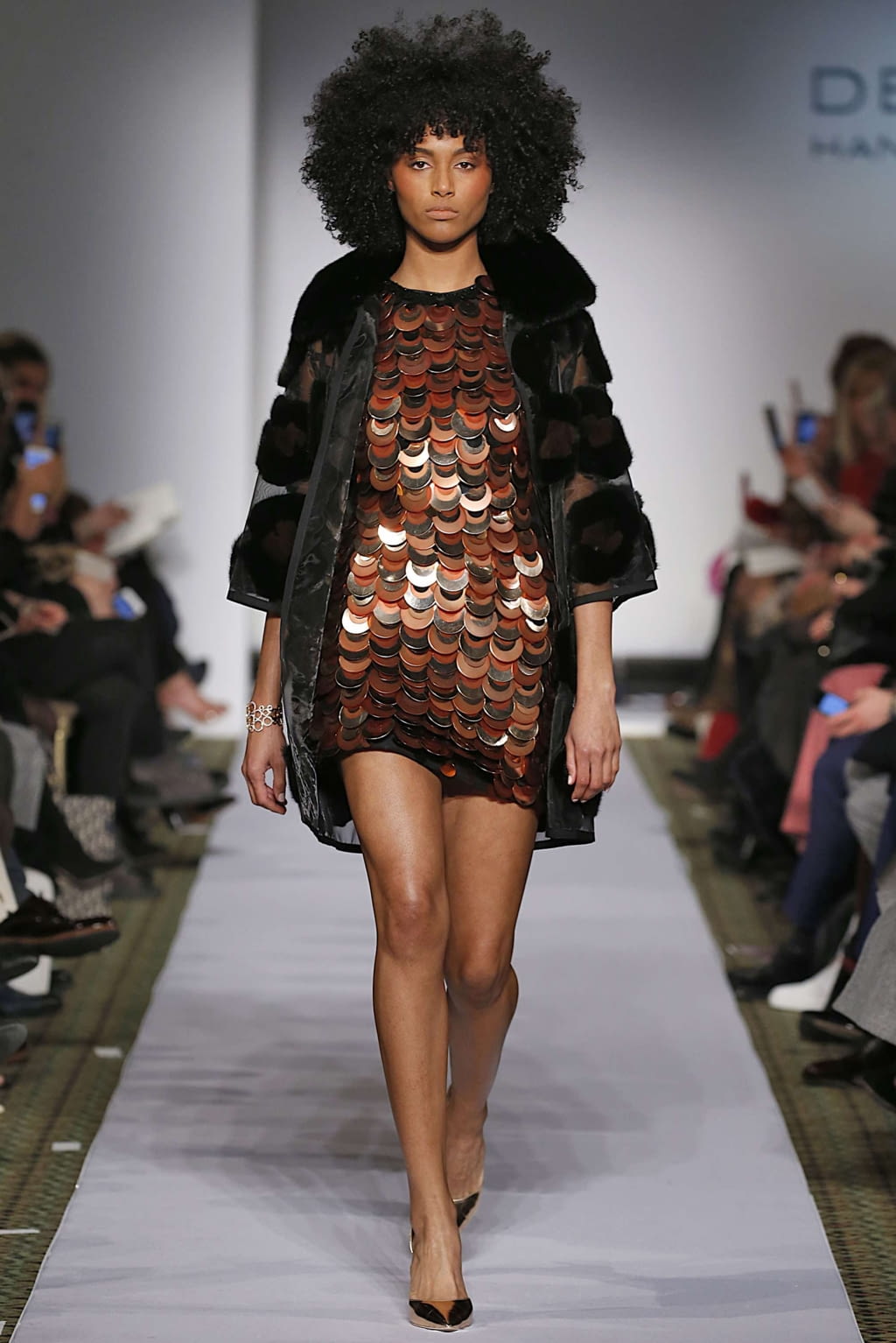 Fashion Week New York Fall/Winter 2019 look 48 from the Dennis Basso collection womenswear