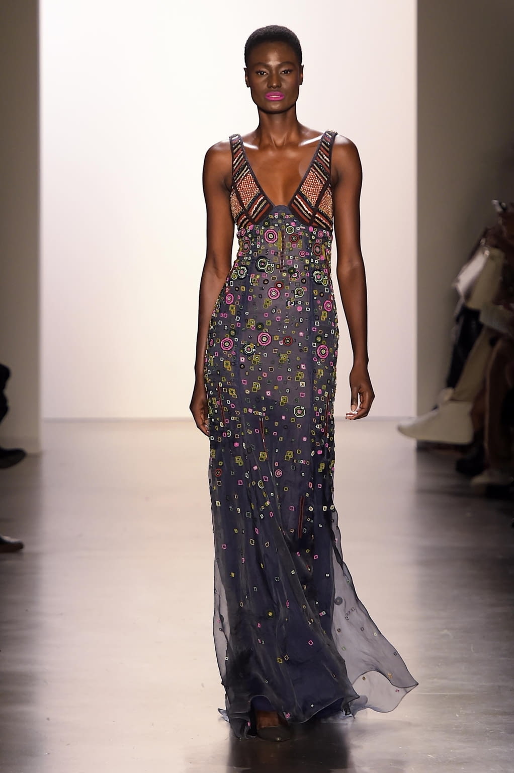 Fashion Week New York Fall/Winter 2020 look 8 de la collection Dennis Basso womenswear
