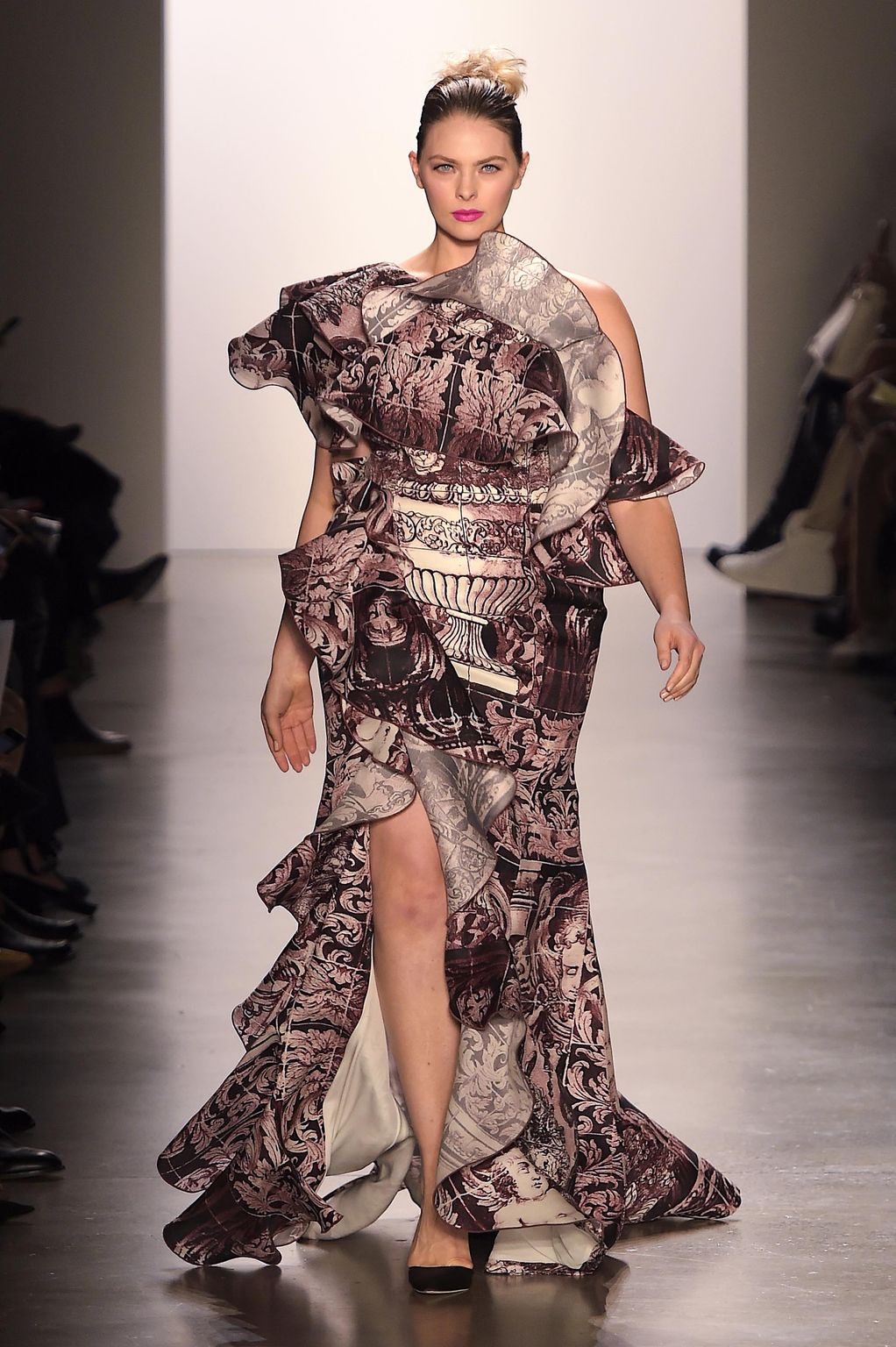 Fashion Week New York Fall/Winter 2020 look 20 de la collection Dennis Basso womenswear