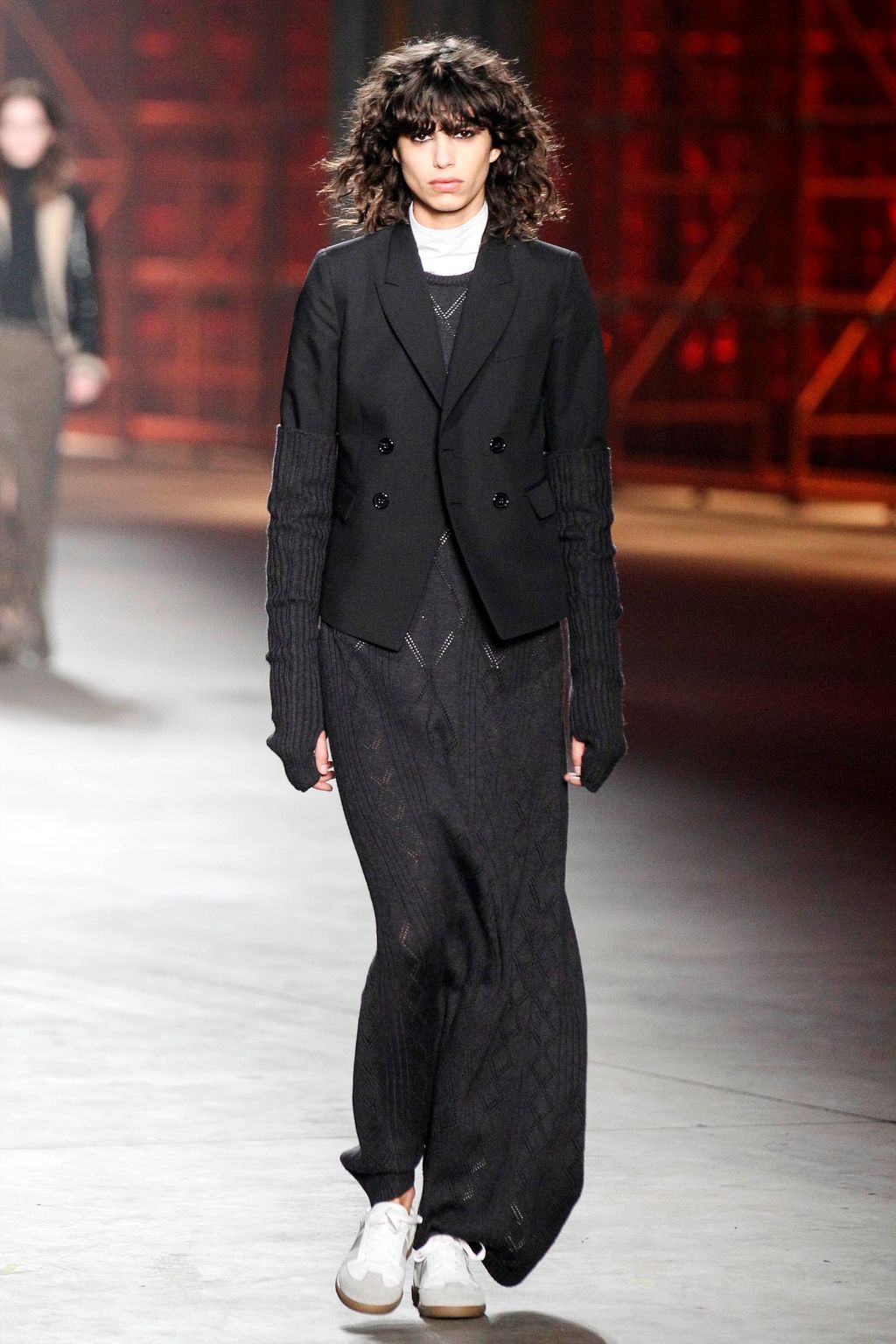 Fashion Week Milan Fall/Winter 2017 look 5 from the Diesel Black Gold collection womenswear