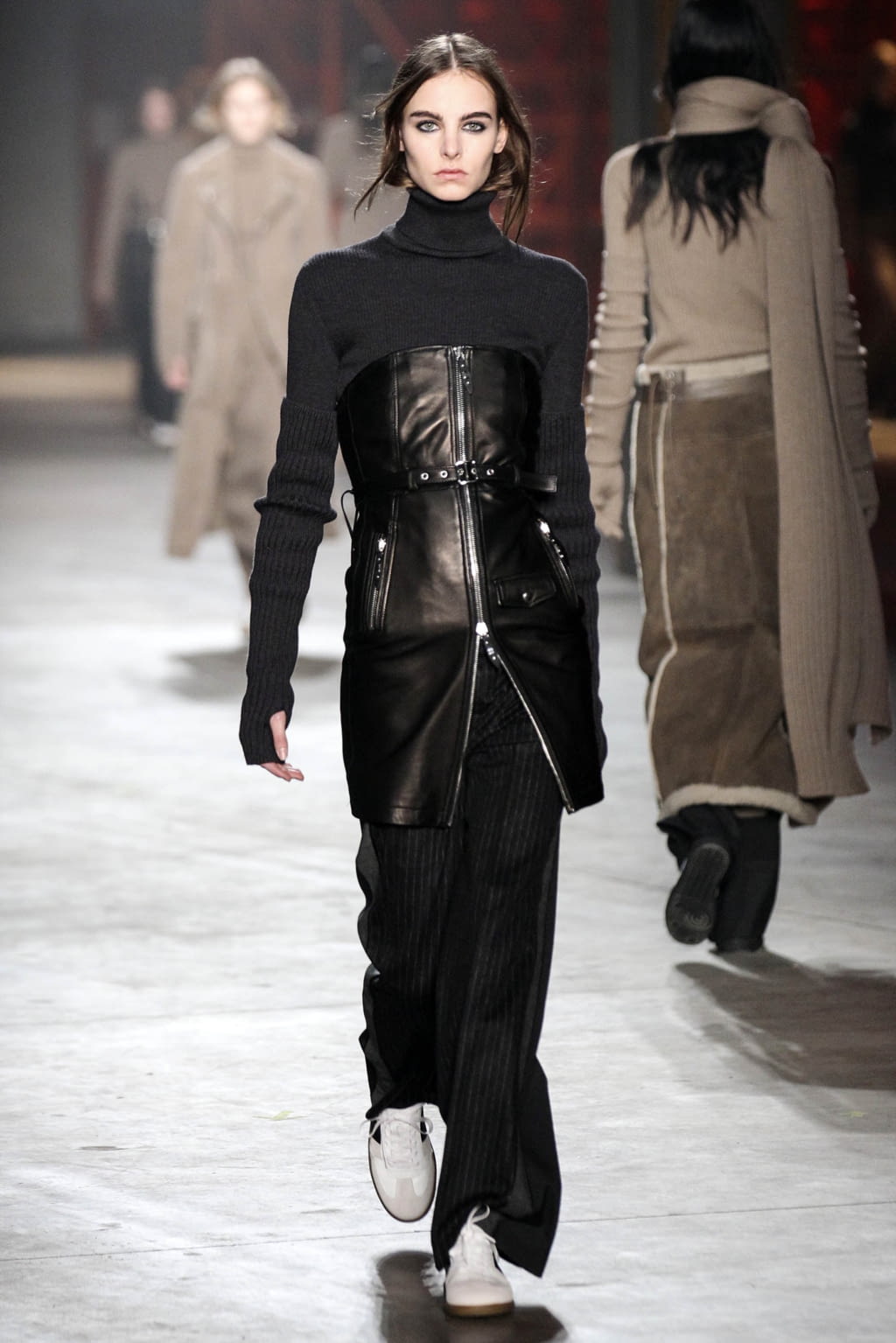 Fashion Week Milan Fall/Winter 2017 look 12 from the Diesel Black Gold collection womenswear