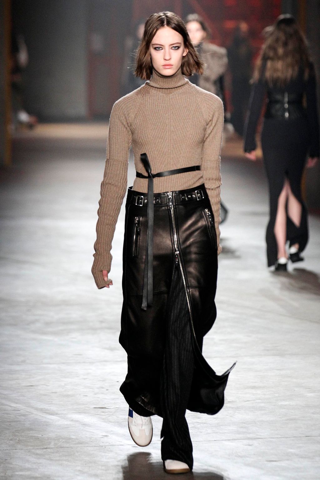 Fashion Week Milan Fall/Winter 2017 look 14 from the Diesel Black Gold collection womenswear