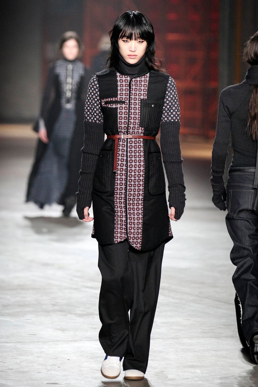 Fashion Week Milan Fall/Winter 2017 look 35 from the Diesel Black Gold collection womenswear