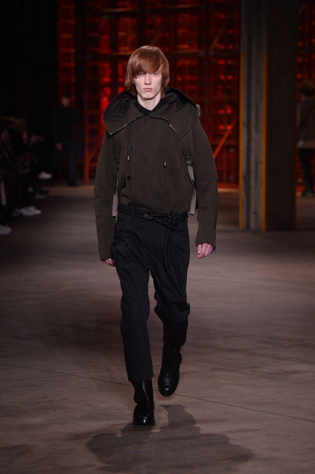 Fashion Week Milan Fall/Winter 2017 look 11 from the Diesel Black Gold collection menswear