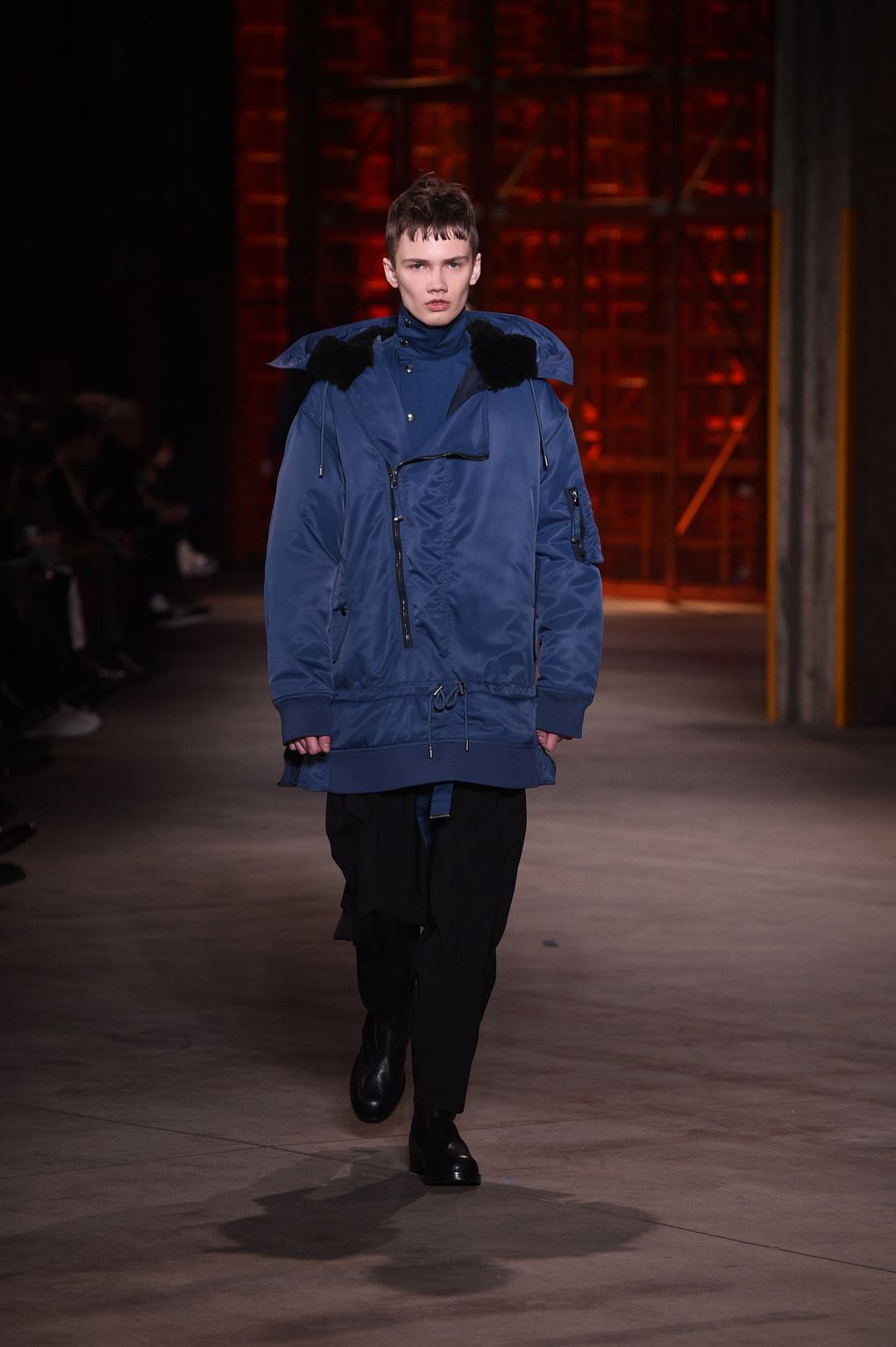 Fashion Week Milan Fall/Winter 2017 look 20 from the Diesel Black Gold collection menswear