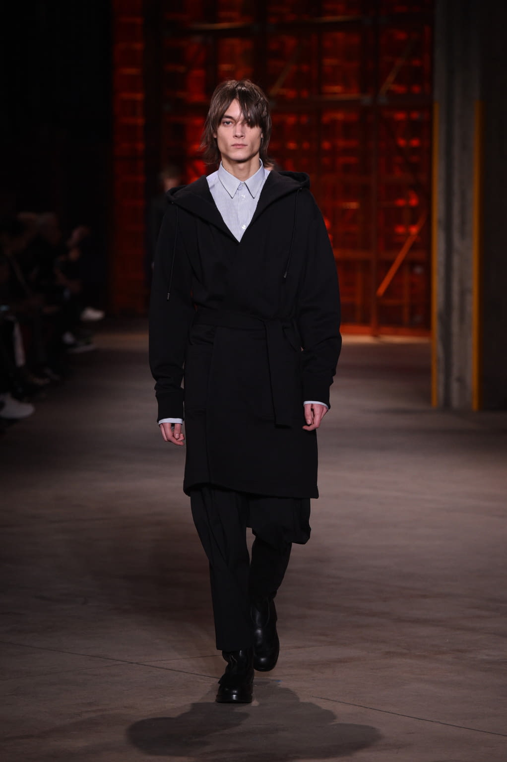 Fashion Week Milan Fall/Winter 2017 look 27 from the Diesel Black Gold collection menswear