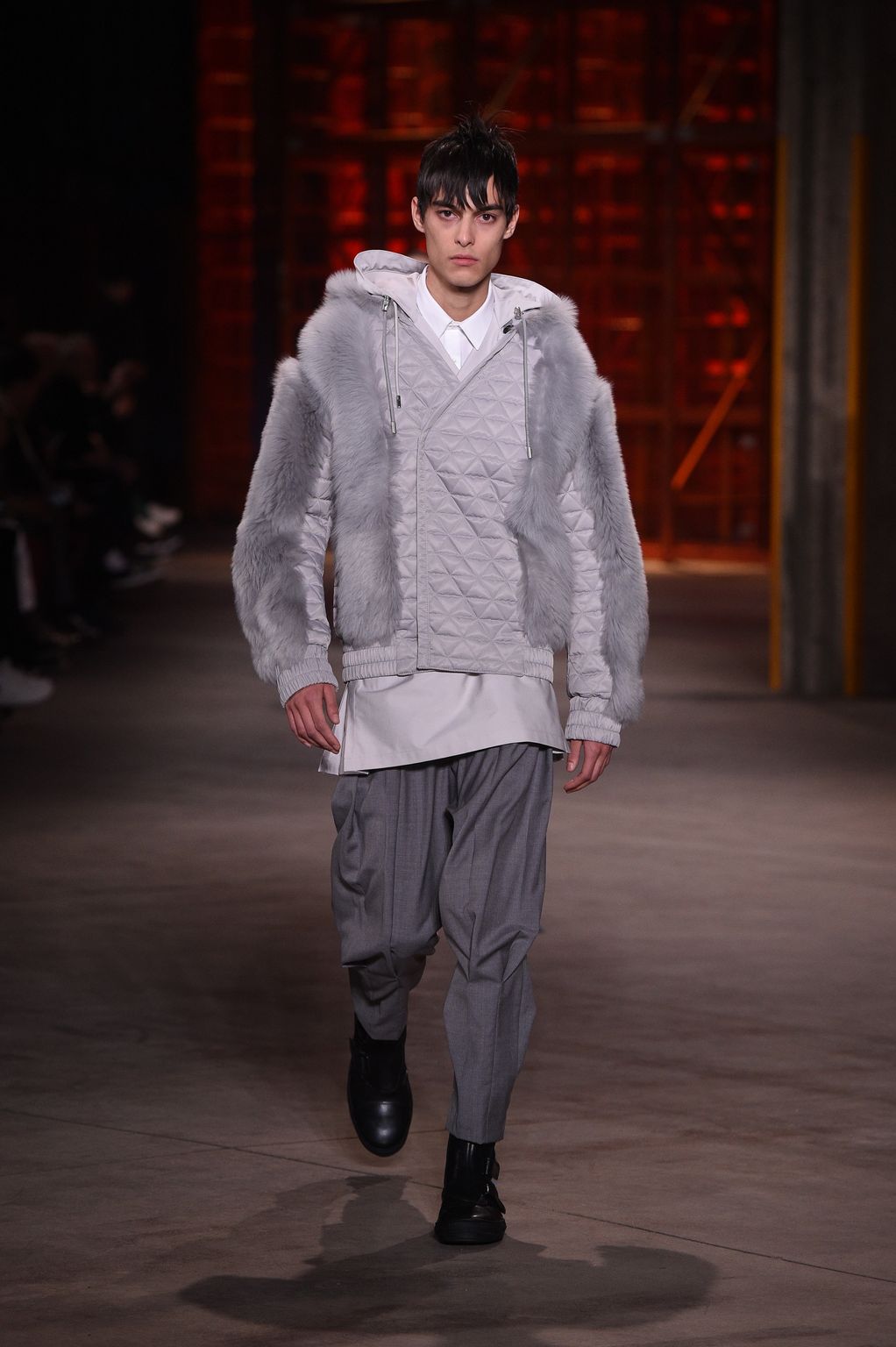 Fashion Week Milan Fall/Winter 2017 look 32 de la collection Diesel Black Gold menswear