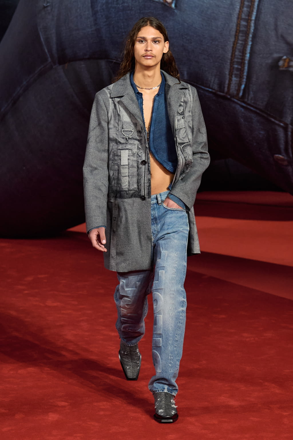 Fashion Week Milan Fall/Winter 2022 look 26 from the DIESEL collection 女装