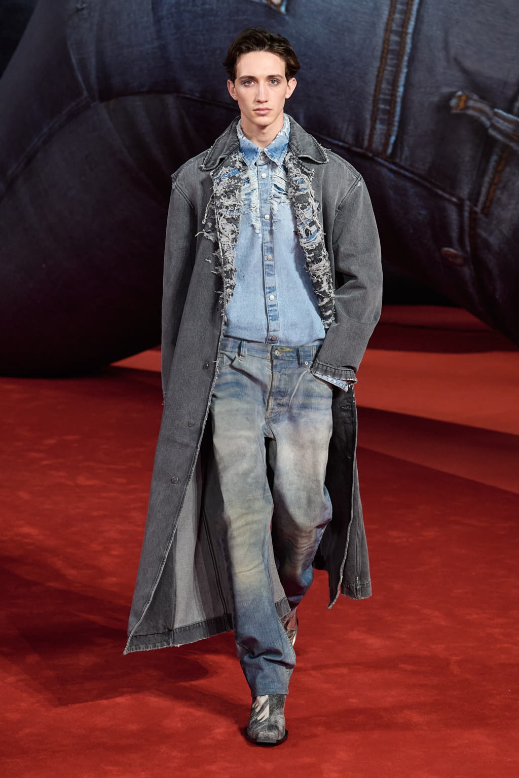 Fashion Week Milan Fall/Winter 2022 look 9 from the DIESEL collection 女装
