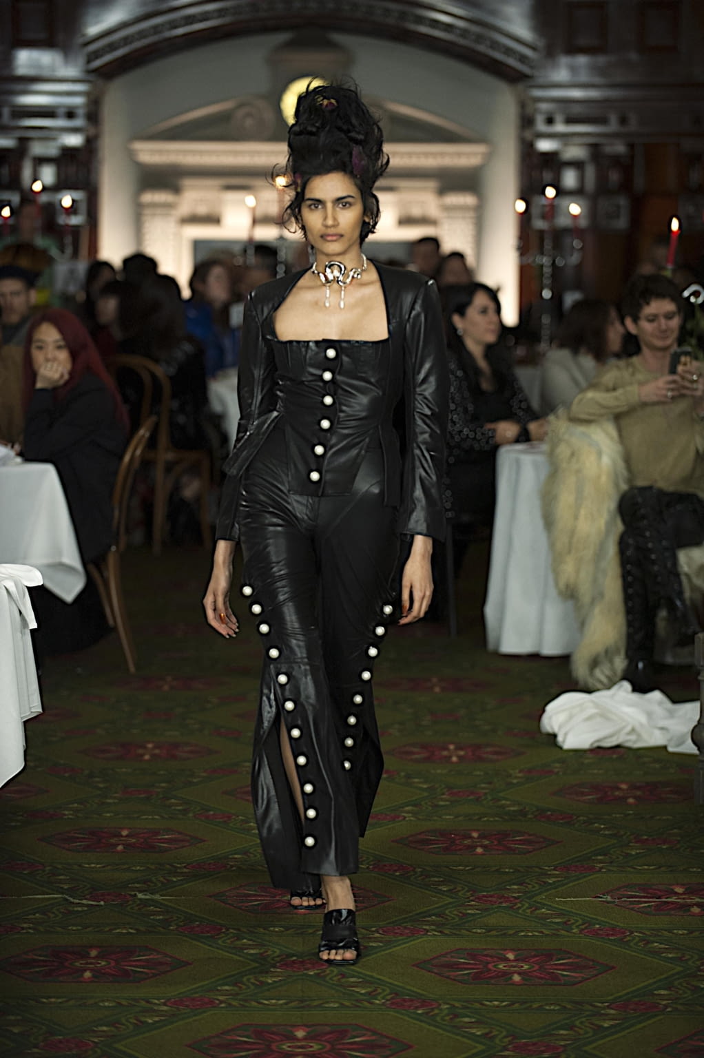 Fashion Week London Fall/Winter 2020 look 14 from the Dilara Findikoglu collection womenswear