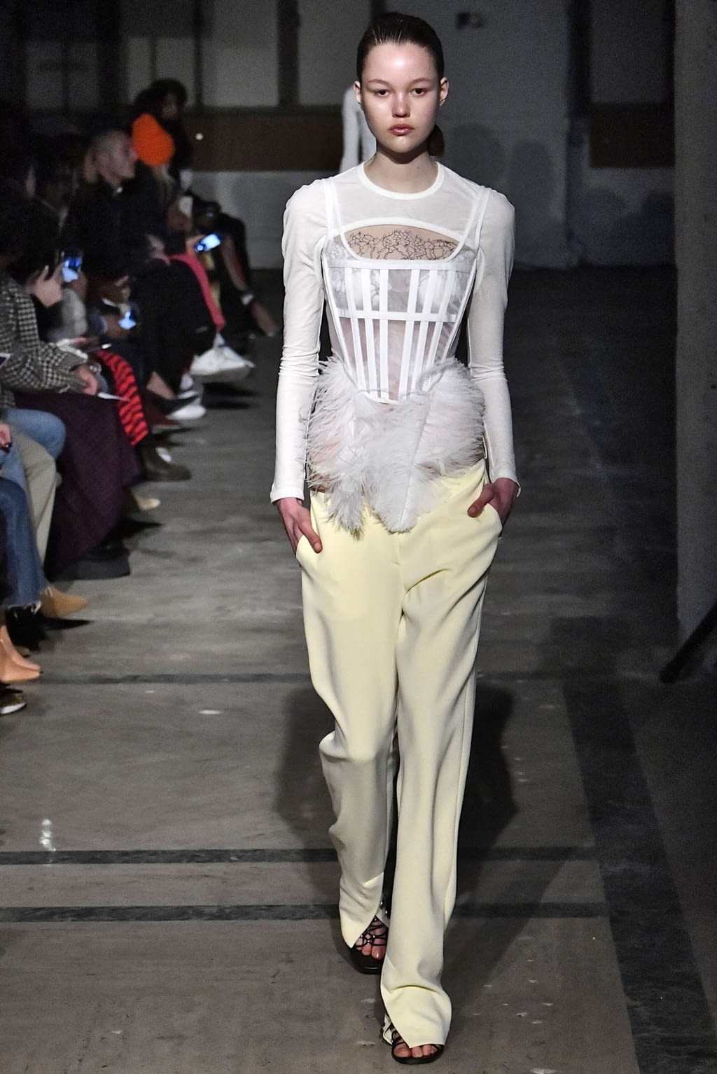 Fashion Week New York Fall/Winter 2019 look 12 de la collection Dion Lee womenswear