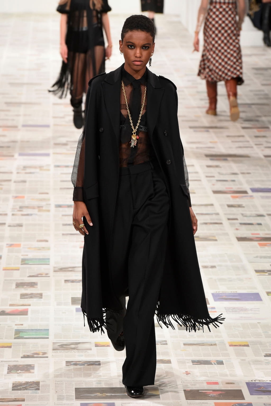 Fashion Week Paris Fall/Winter 2020 look 17 de la collection Christian Dior womenswear