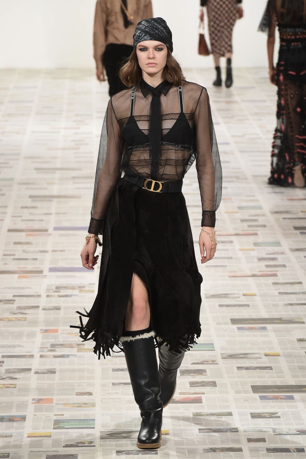 Fashion Week Paris Fall/Winter 2020 look 21 de la collection Christian Dior womenswear
