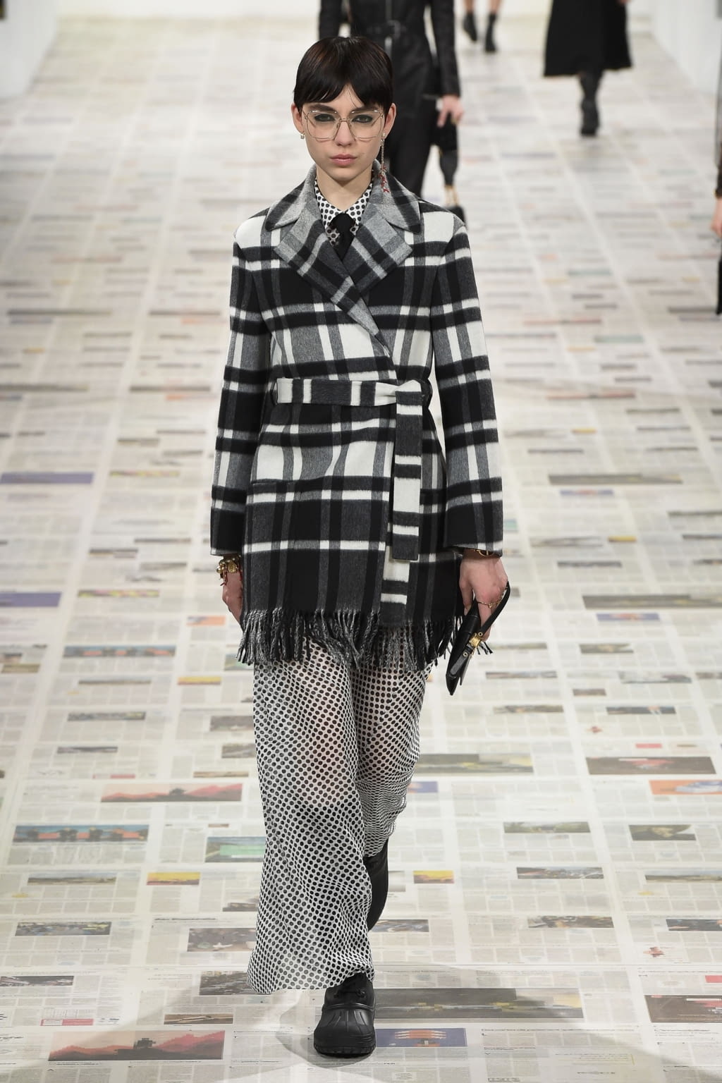 Fashion Week Paris Fall/Winter 2020 look 49 from the Christian Dior collection 女装