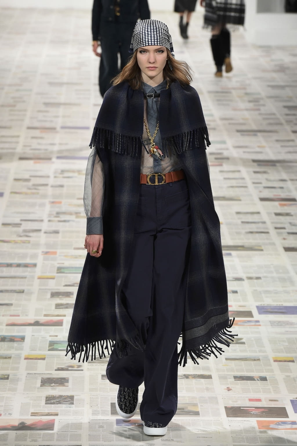 Fashion Week Paris Fall/Winter 2020 look 59 from the Christian Dior collection 女装