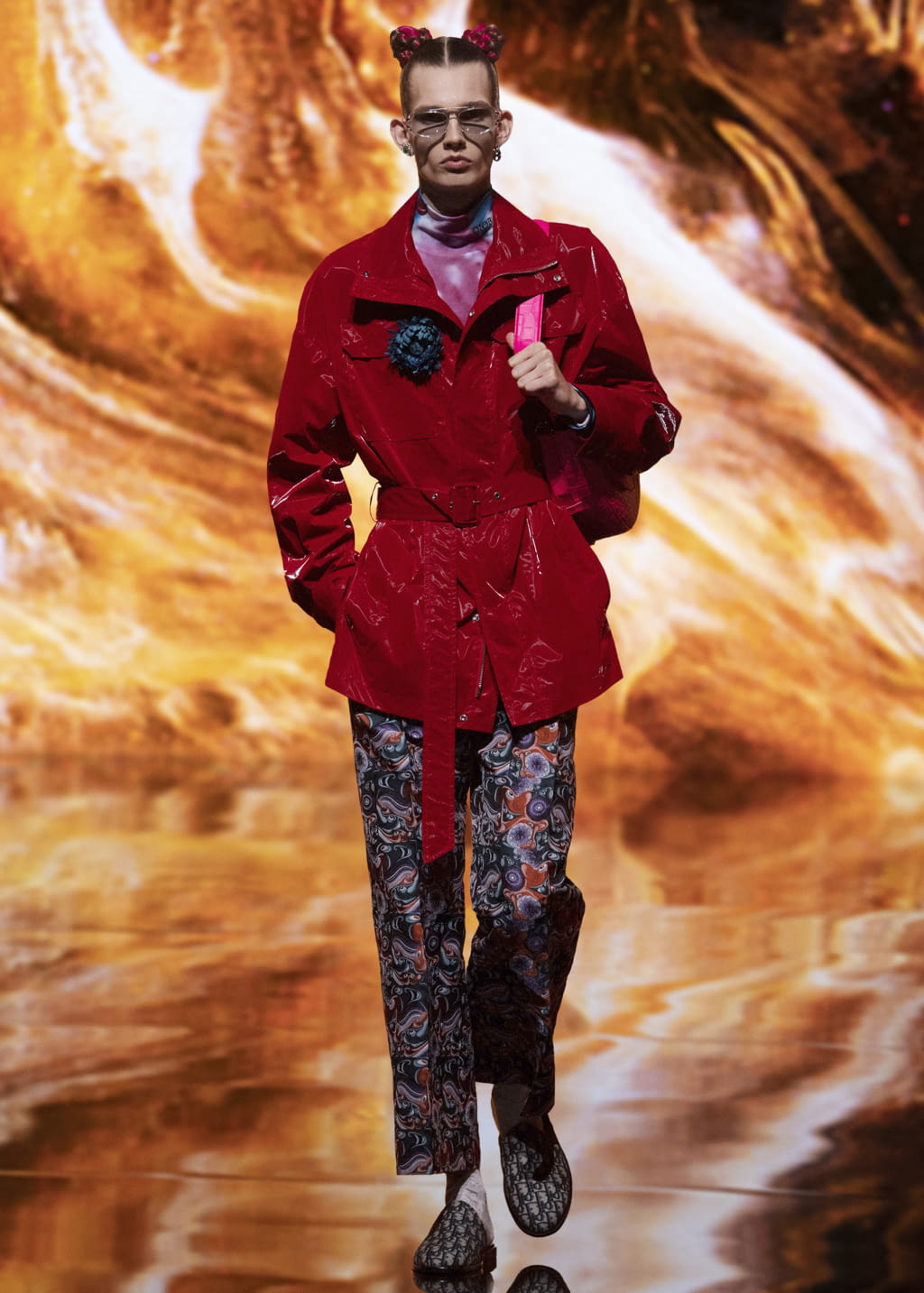 Fashion Week Paris Pre-Fall 2021 look 14 from the Dior Men collection menswear