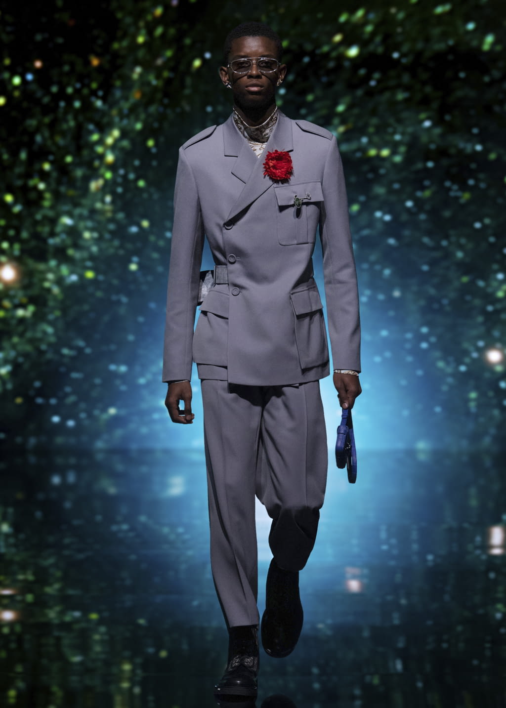 Fashion Week Paris Pre-Fall 2021 look 24 from the Dior Homme collection menswear