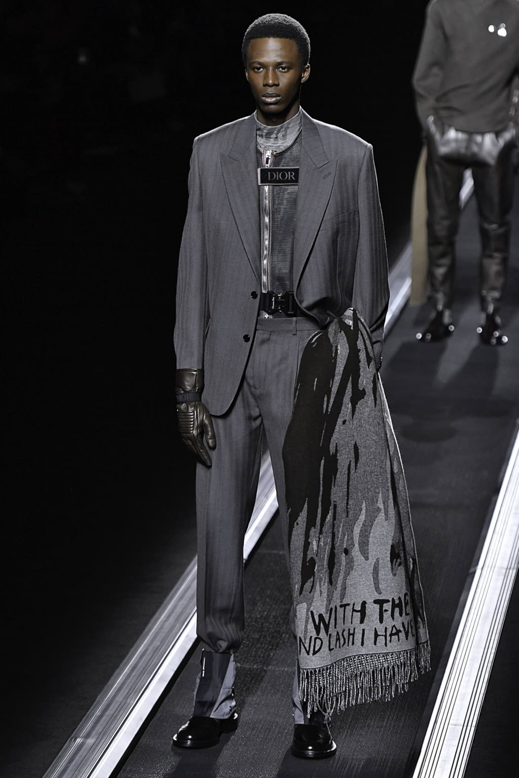 Fashion Week Paris Fall/Winter 2019 look 8 de la collection Dior Men menswear