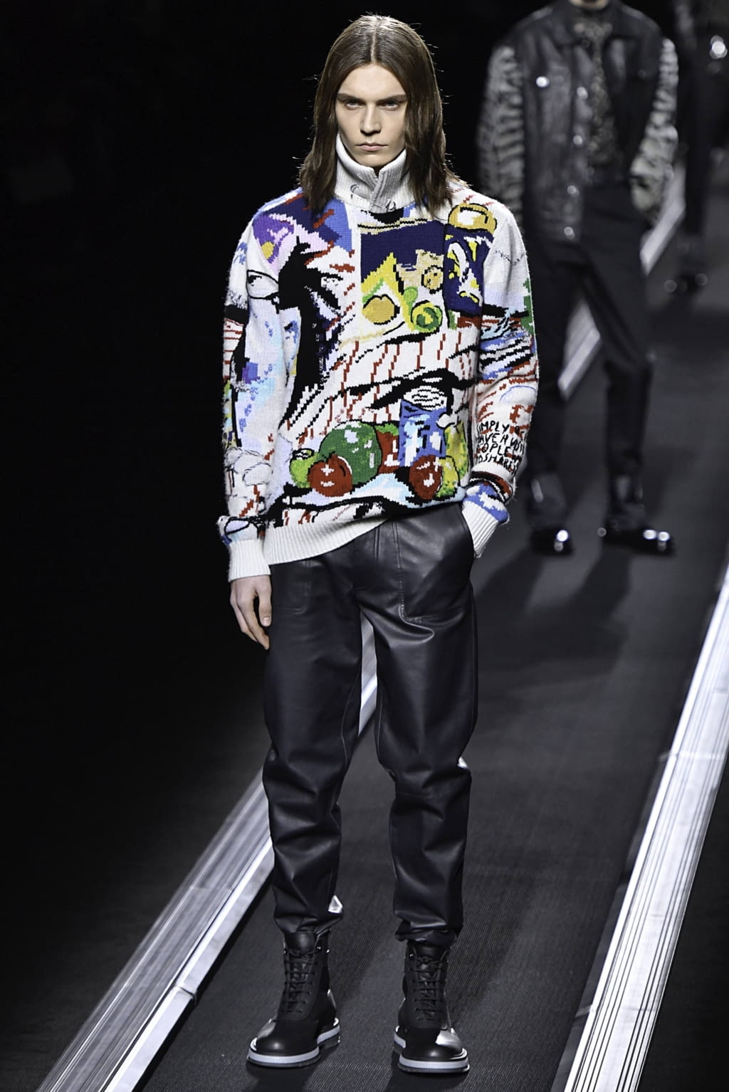 Fashion Week Paris Fall/Winter 2019 look 18 de la collection Dior Men menswear