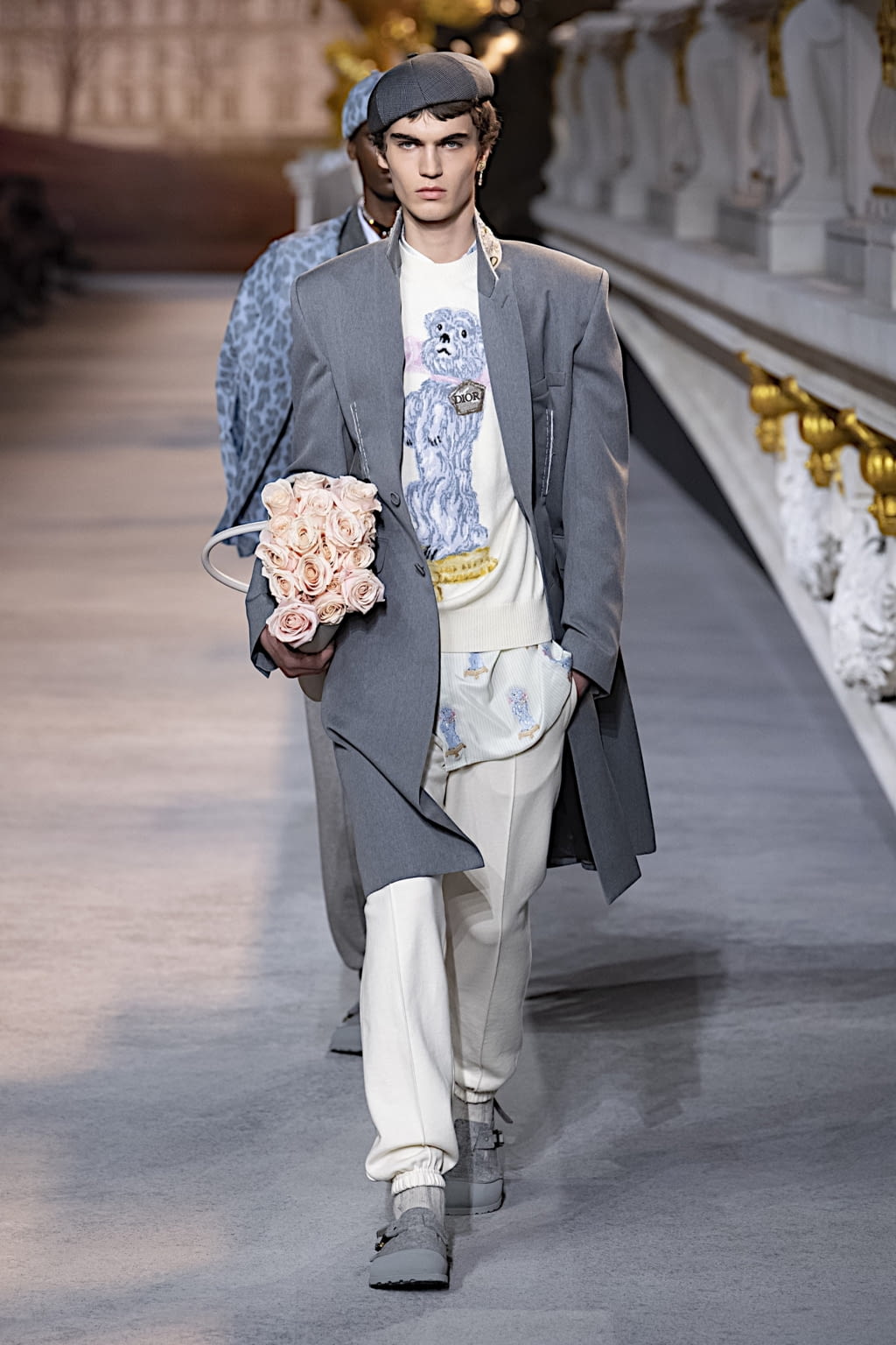 Fashion Week Paris Fall/Winter 2022 look 45 from the Dior Men collection menswear