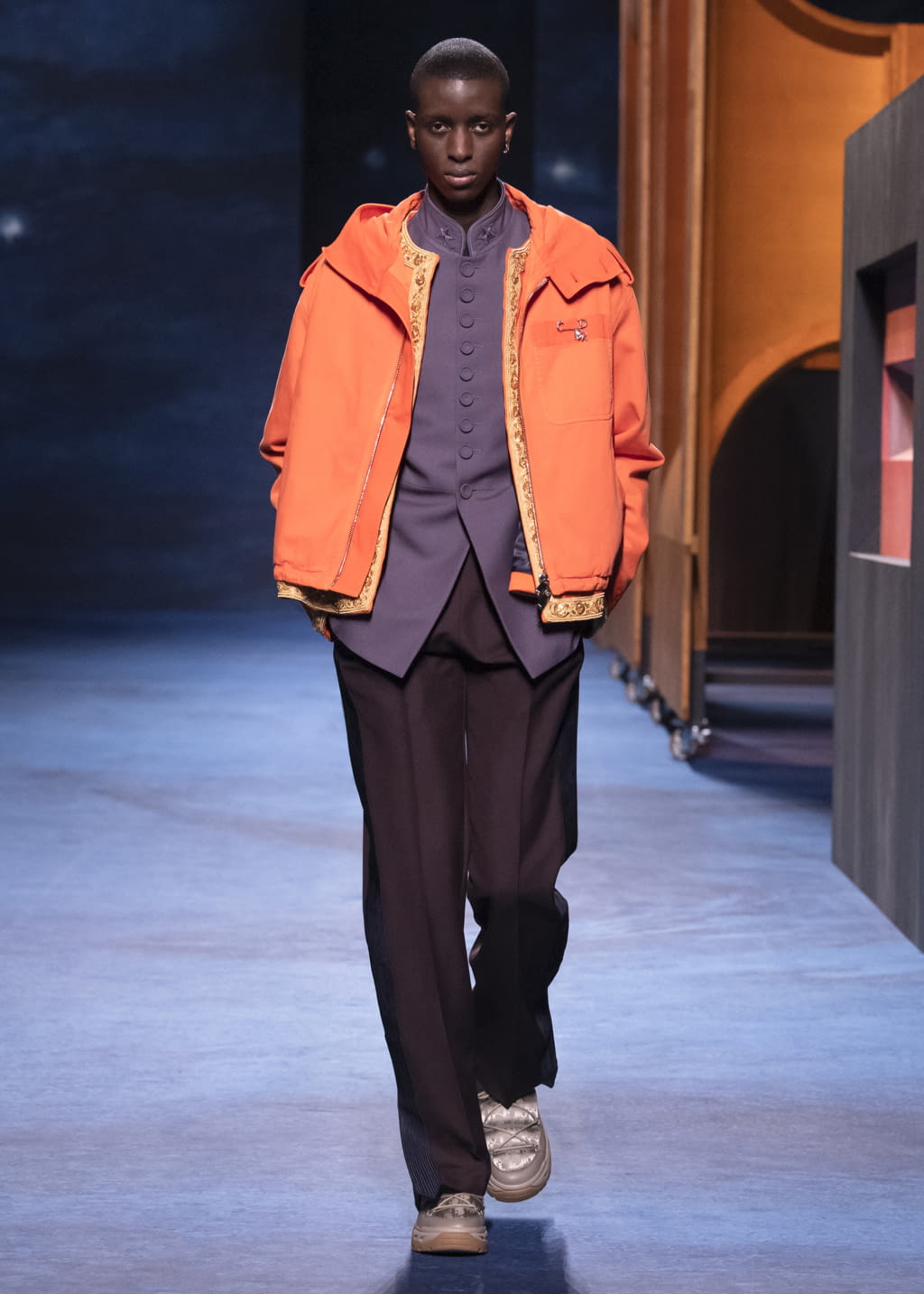 Fashion Week Paris Fall/Winter 2021 look 23 from the Dior Men collection menswear