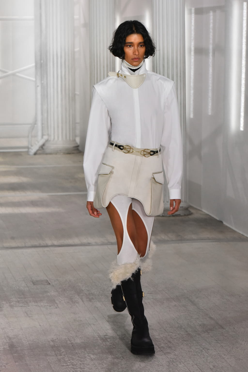 Fashion Week New York Fall/Winter 2021 look 8 de la collection Dion Lee womenswear