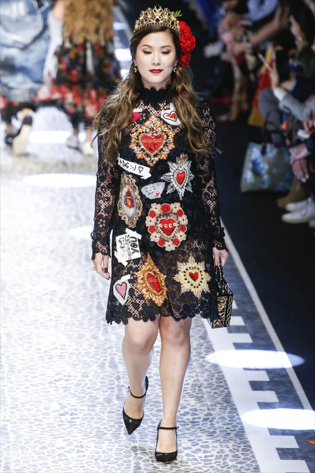 Fashion Week Milan Fall/Winter 2017 look 78 from the Dolce & Gabbana collection womenswear