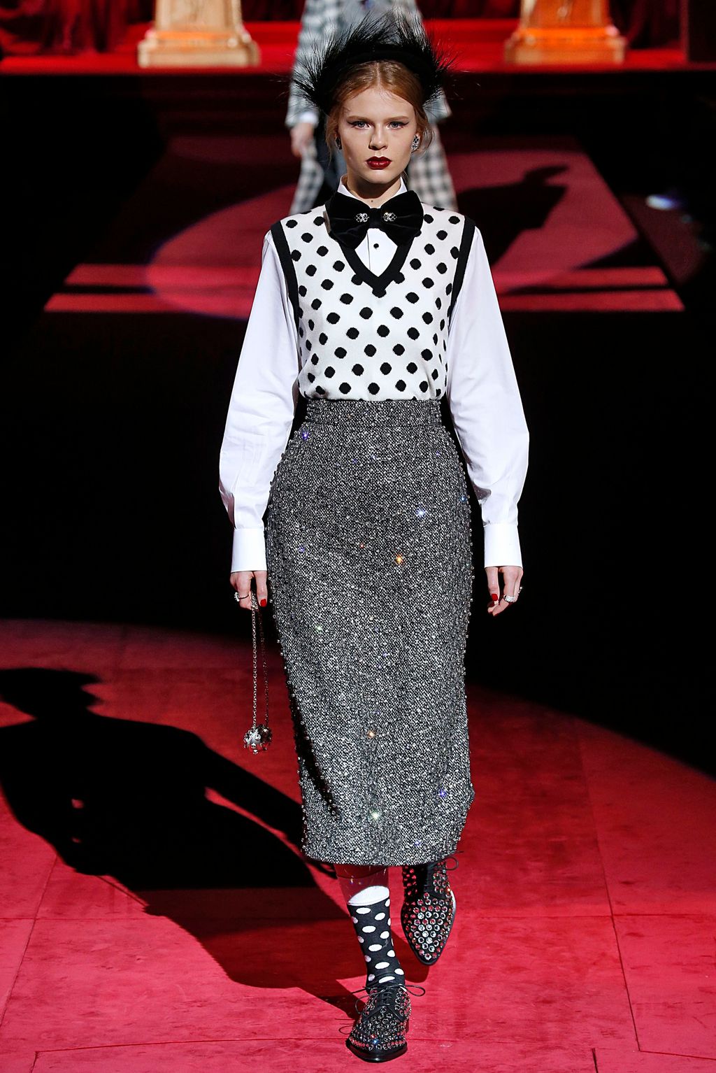 Fashion Week Milan Fall/Winter 2019 look 49 from the Dolce & Gabbana collection womenswear