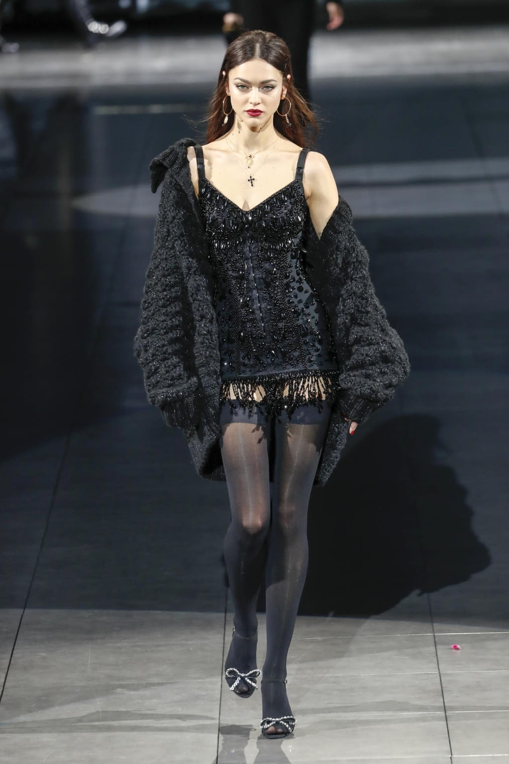 Fashion Week Milan Fall/Winter 2020 look 14 from the Dolce & Gabbana collection womenswear