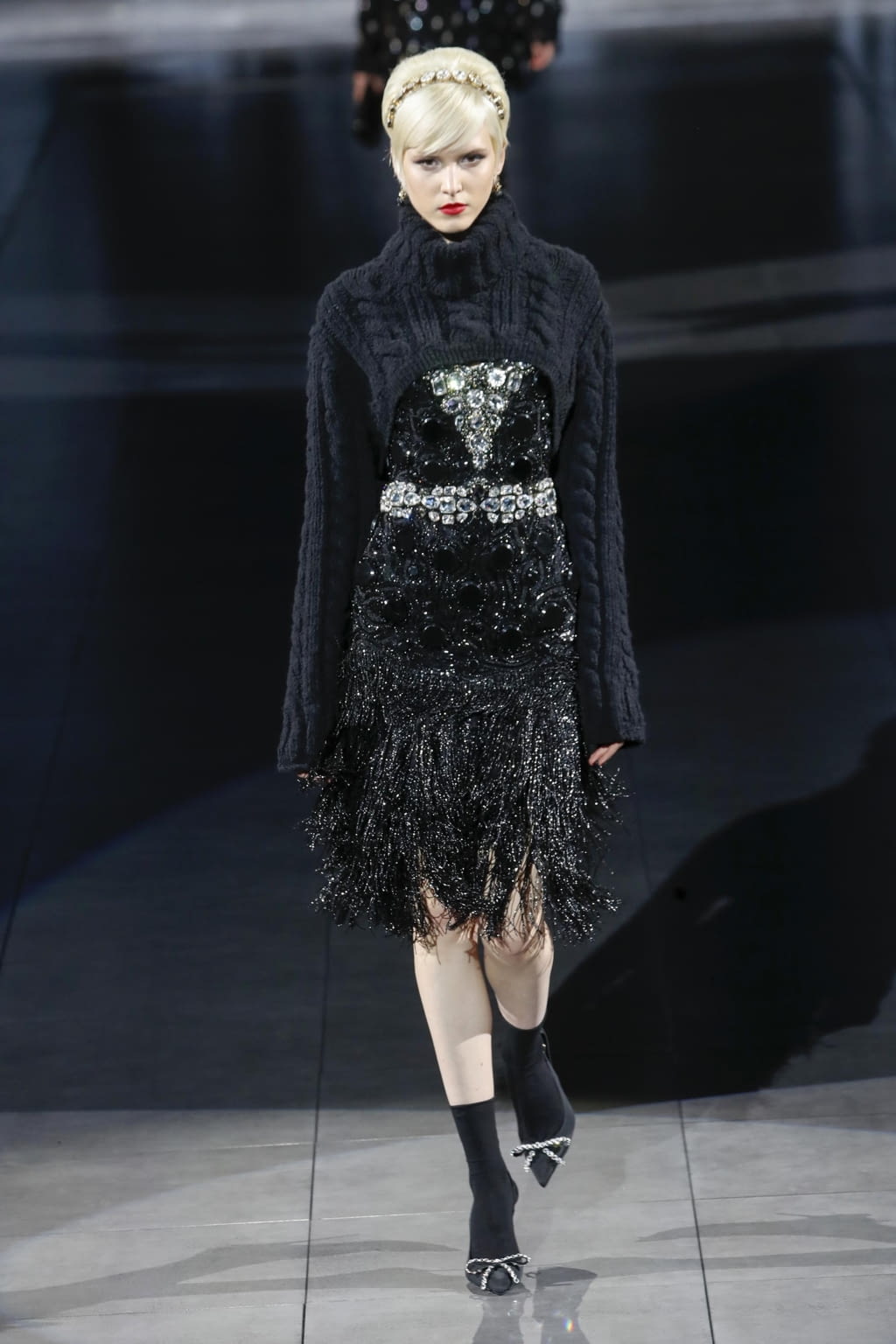 Fashion Week Milan Fall/Winter 2020 look 45 from the Dolce & Gabbana collection 女装